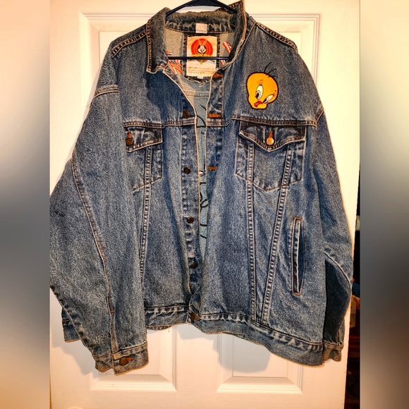 Looney Tunes Jean Jacket 3X - Picture 2 of 3